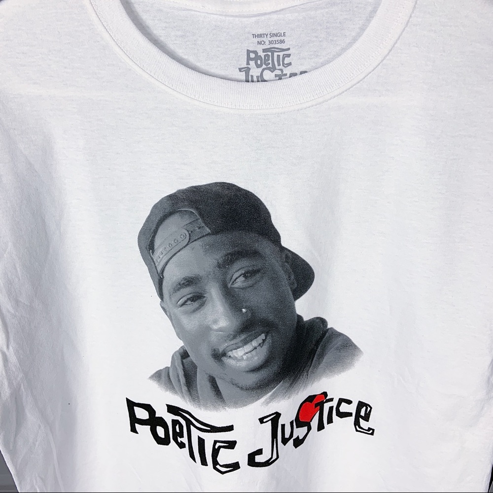 NWT New 2pac Poetic Justice Mens Large - Picture 2 of 3